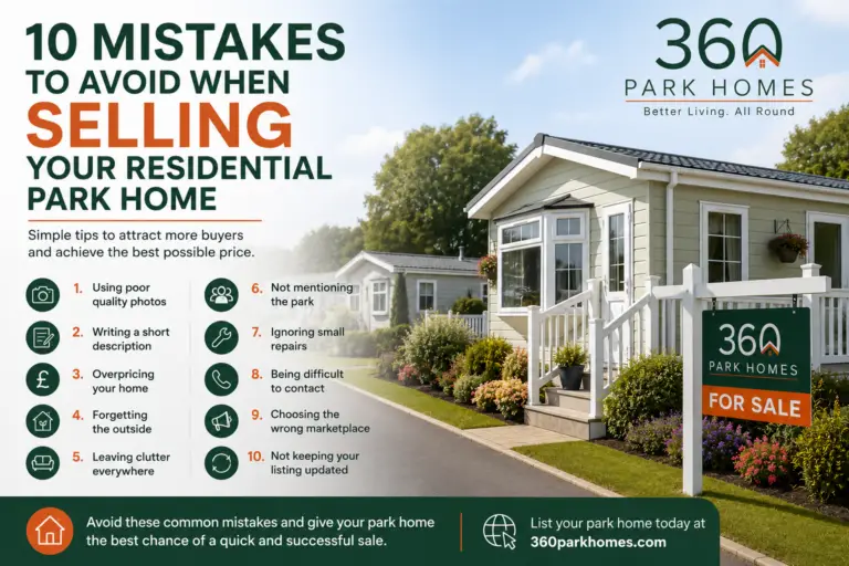 10 Mistakes to Avoid When Selling Your Residential Park Home